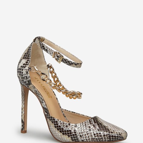 Shoe Dazzle Shoes - JADRIEN CHAIN DETAIL PUMP